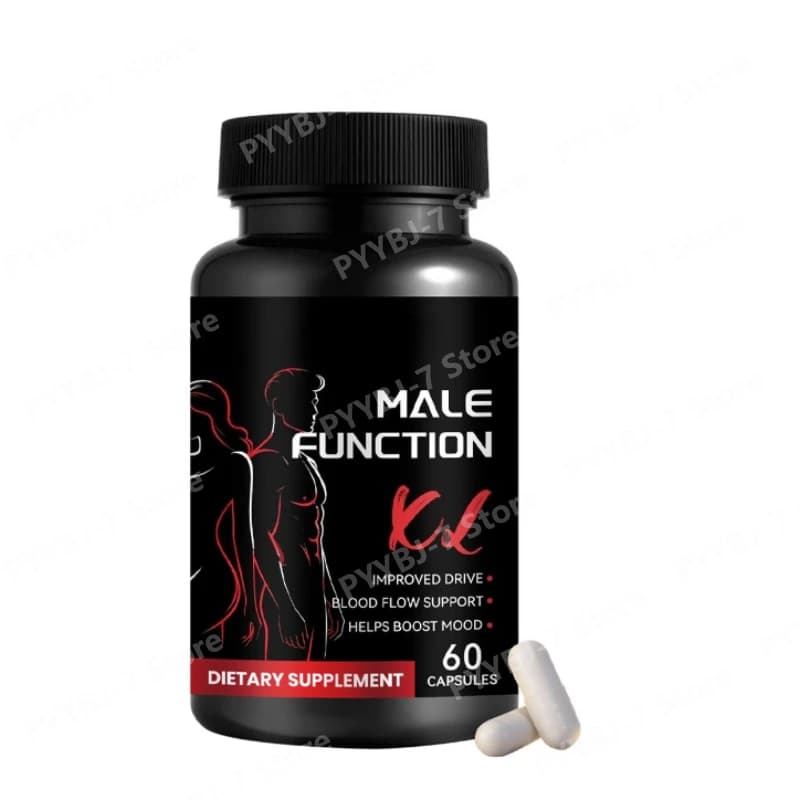 Capsule Nutrizionali per Uomo con Vitamine e Minerali per Supporto Energetico Quotidiano e Cura Delicata del Corpo, 60 Capsule