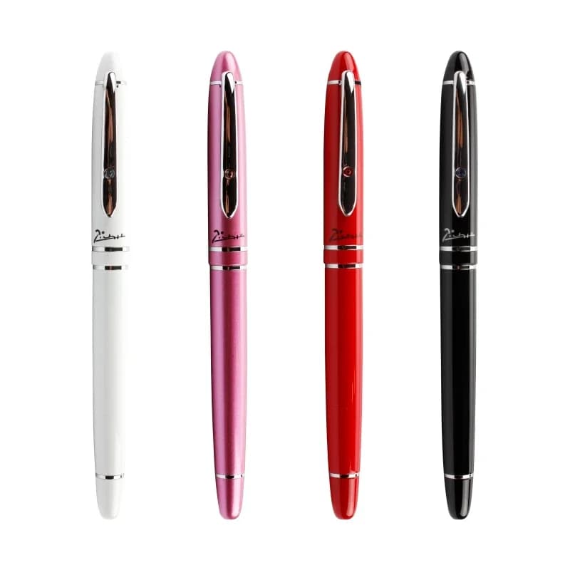 PIMIO Penna gel in metallo PS-608 Penna per firma Penna a sfera per ufficio Regalo aziendale Rame 1 PZ