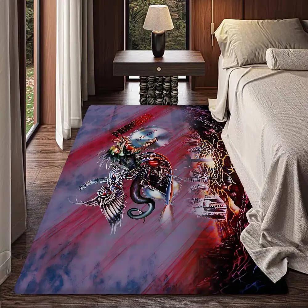 Band J-Judas PriestS Door Mat Washable Non-Slip Living Room Sofa Chairs Area Mat Kitchen Doormat Area Rug
