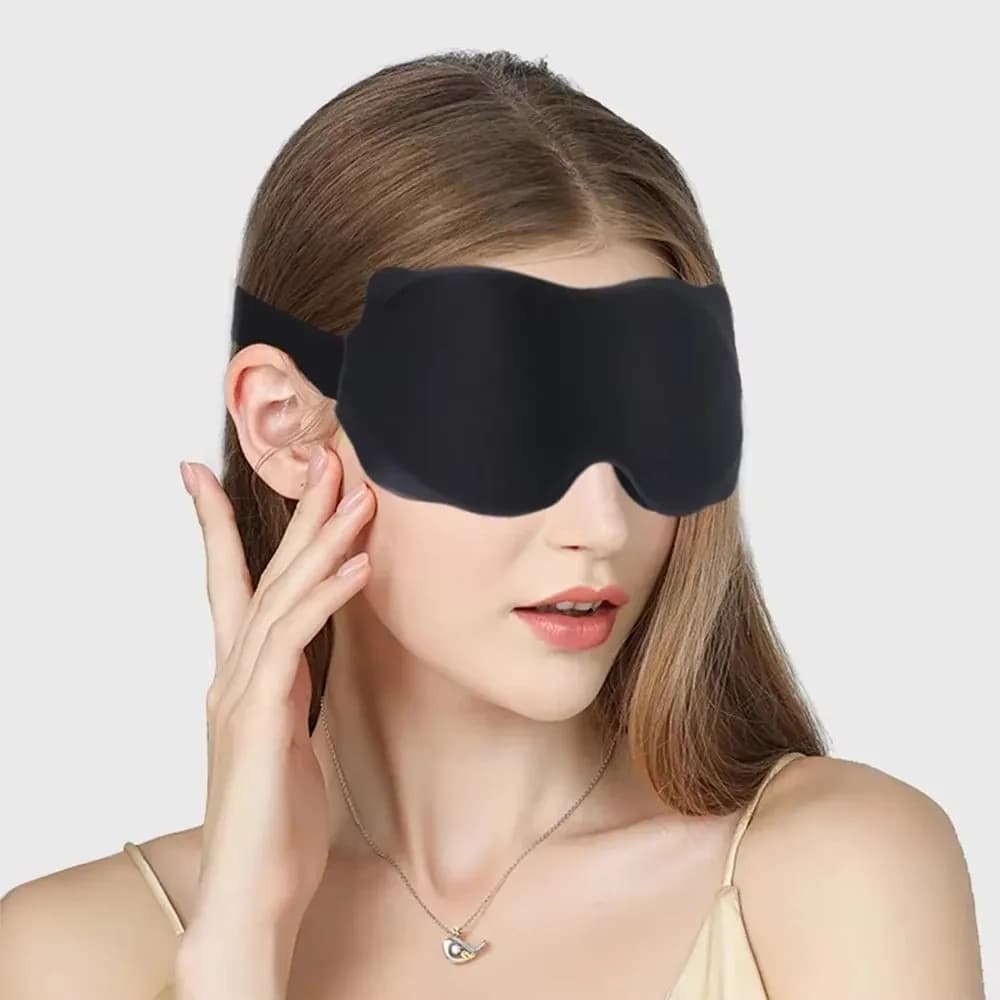 Mask Block Out Light Sleep Mask For Eyes Soft Sleeping Aid Eye Mask for Travel Eyeshade Night Breathable Slaapmasker3D Sleeping