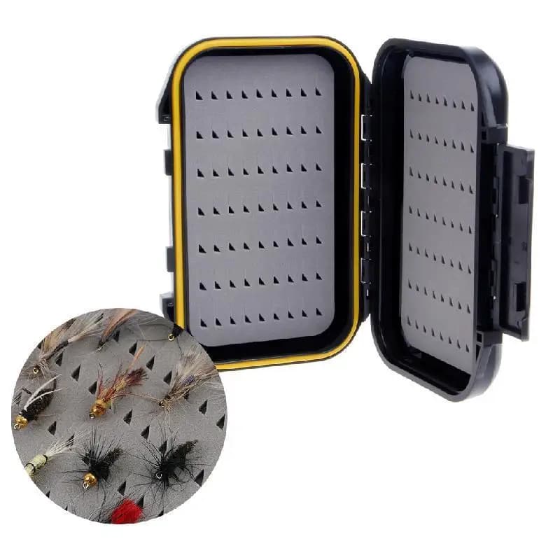 Waterproof Fly Fishing Tackle Box Double-face ABS Storage Container Organizer for Fishing Accessories Gear