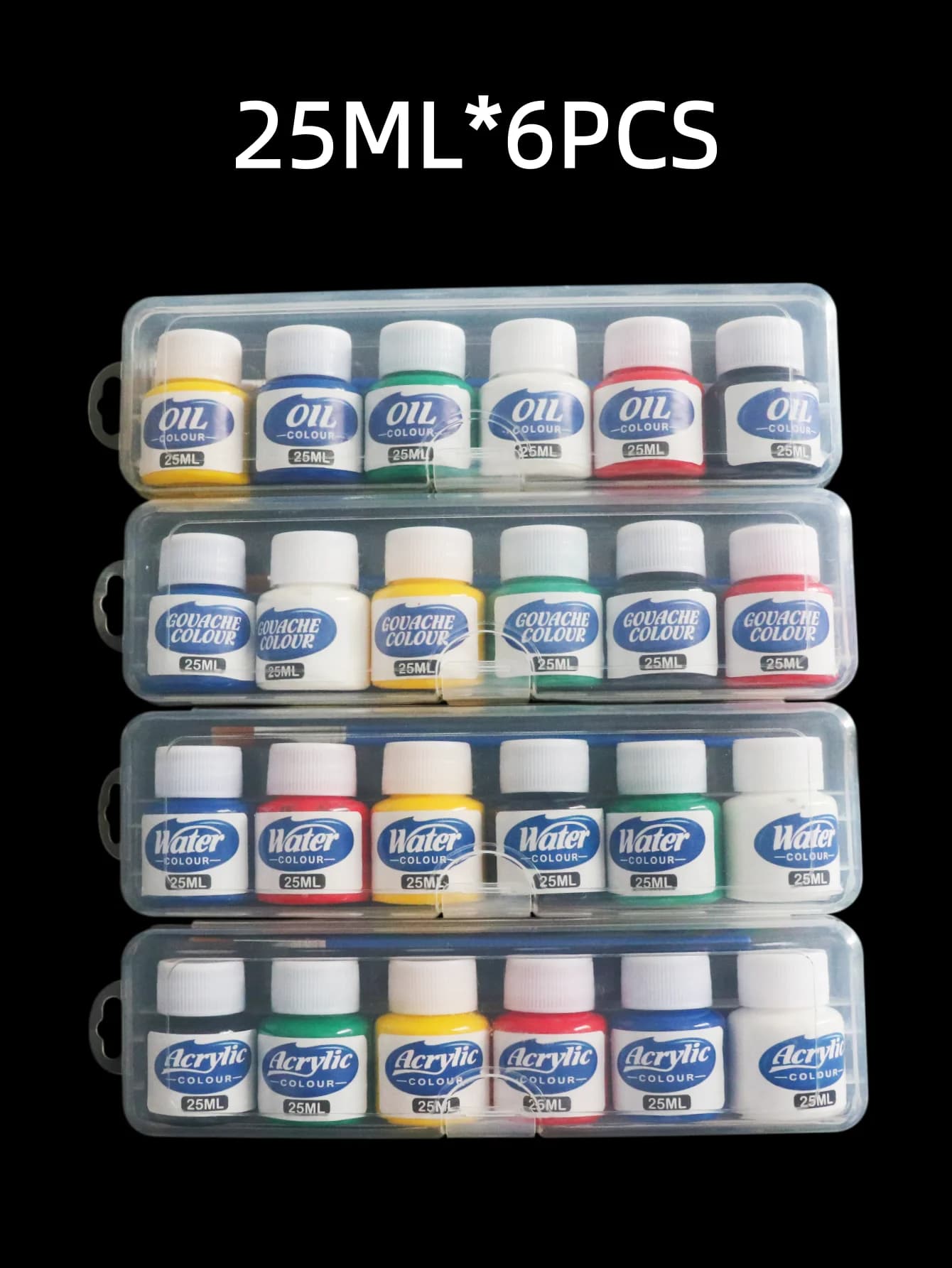 Acrylic Paint Set, Multi-Surface Art Supplies for Canvas, Wood & Paper – Ideal for Students & Crafters