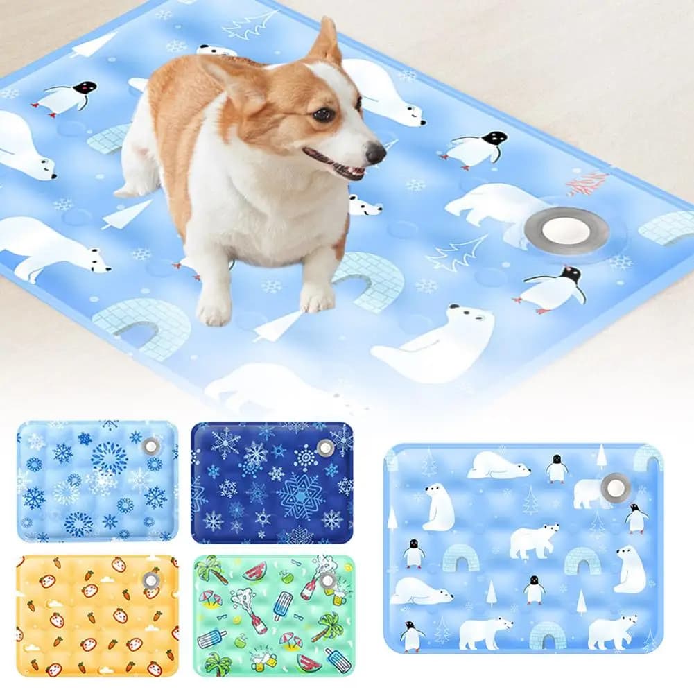 Tappetino rinfrescante per cani Tappetino estivo per cani Coperta per gatti Divano Letto per animali traspirante Lavabile estivo per cani di taglia piccola, media e grande