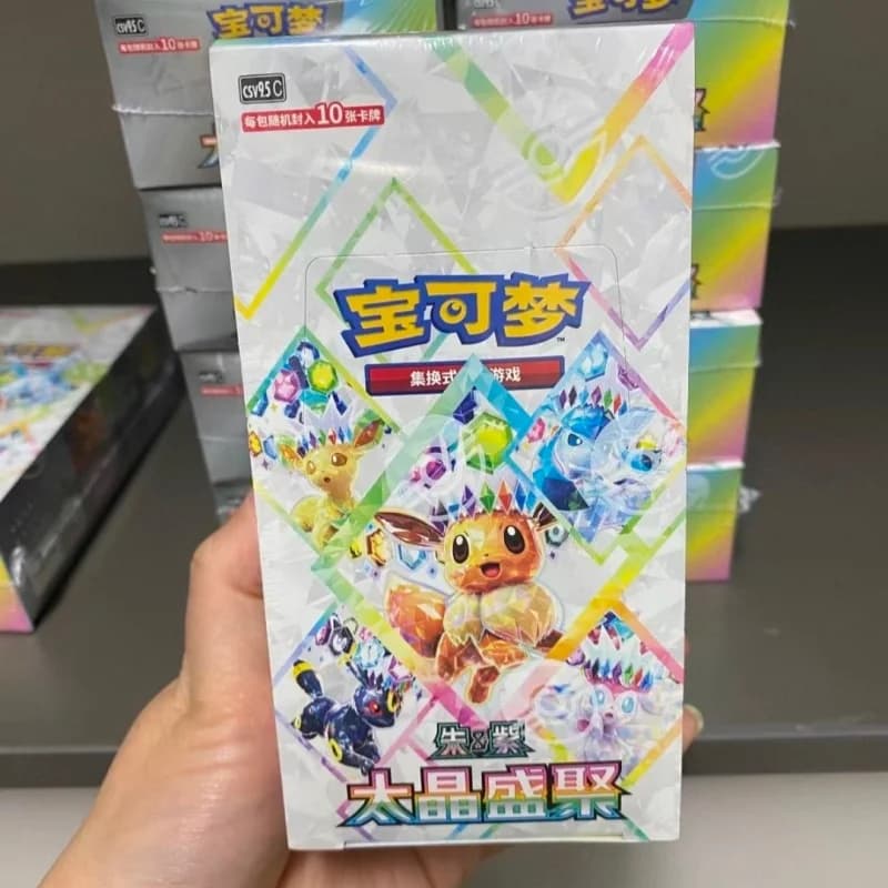 Pokemon Tcg Terastal Gathering Booster Box Csv9.5c Simplified Chinese Trading Card Game Periphery Collectible Cards Toy Gift