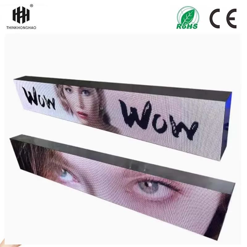 Electronic advertising screen with input frame for creative stainless steel shopping center with customizable LED color display