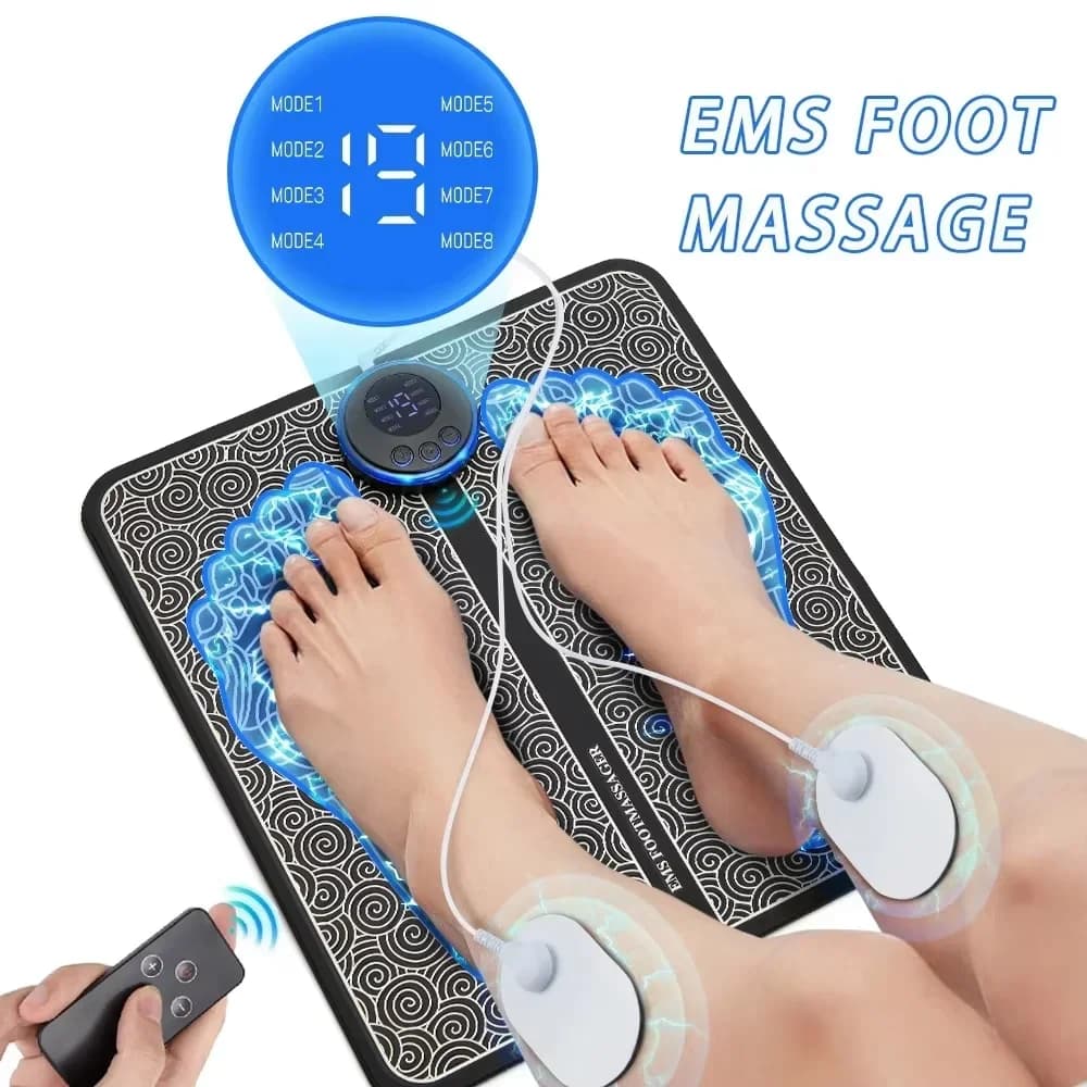 Electric foot massager, Muscular Massage Mat, Relaxing Trainer, Fitness, Open Sports, Home & Family