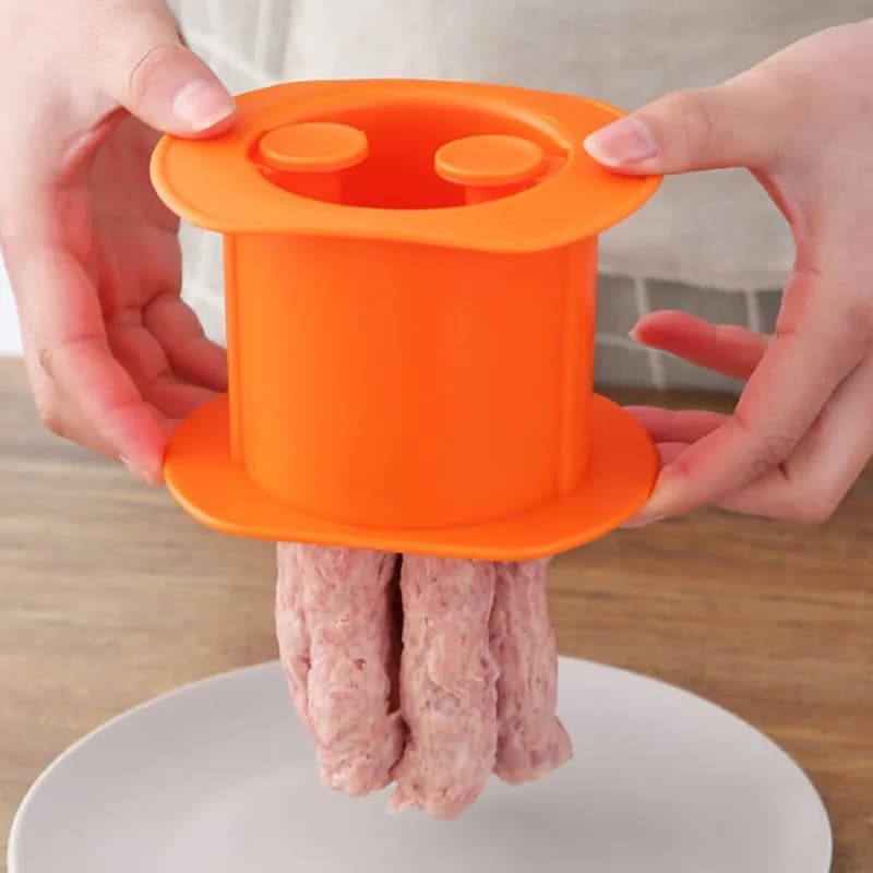 One Press Cevapcici Maker Kitchen Hot Dog Burger carne cibo Pasta Press er salsiccia che fa macchina strumenti Gadget fatti a mano