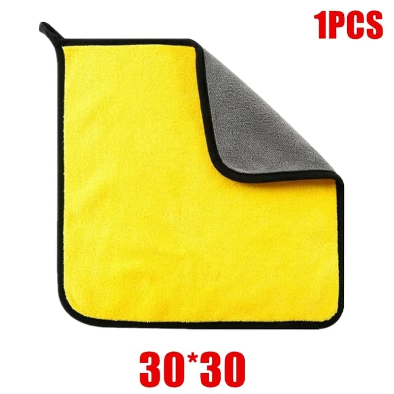 1/2/6pcs Asciugamano per pulizia in microfibra Panni per pulizia auto Dettagli professionali Asciugatura per auto Asciugamano in microfibra Asciugamano per lavaggio Accessori