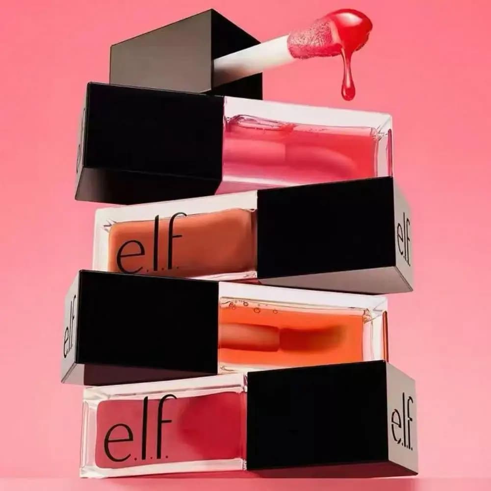 Elf Lip Balm Tinted Lip Gloss Reduce Lip Lines Glimmer Lip Gloss Jelly Primer Lock Glow Hydrating Nourishing Naturally Plump Lip