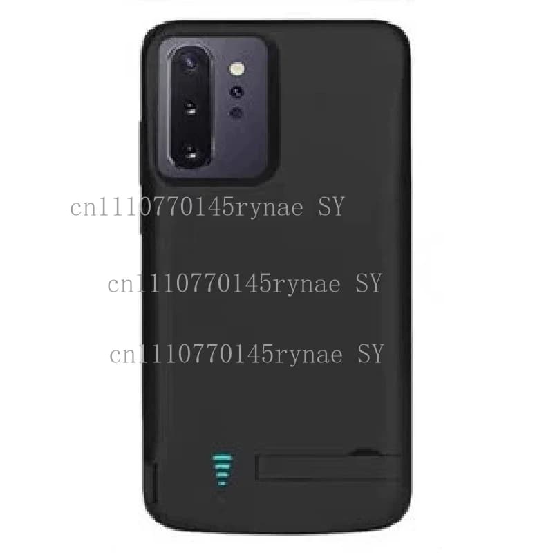 Custodia Caricabatterie da 10000mAh/20000mAh per Samsung Galaxy Note10Plus, Sottile, Antiurto, in Silicone, con Power Bank Integrato