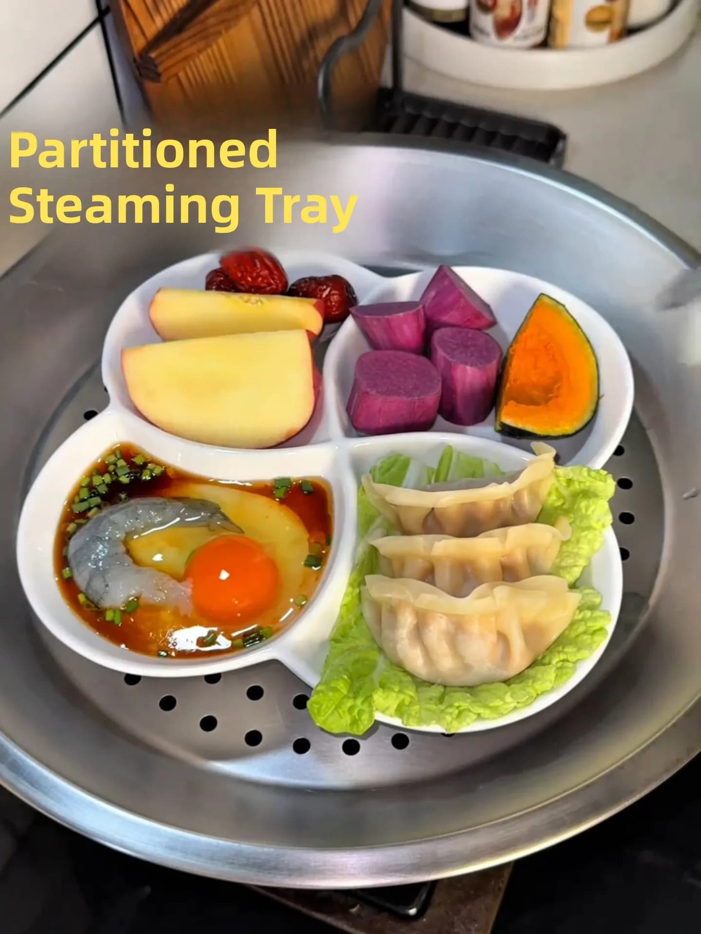 Plate Divided in Adult Ceramic, Flat Breakfast Fund, for Weight Loss, Modern Minimalist Style, Polished Surface, Suitable for Microwave
