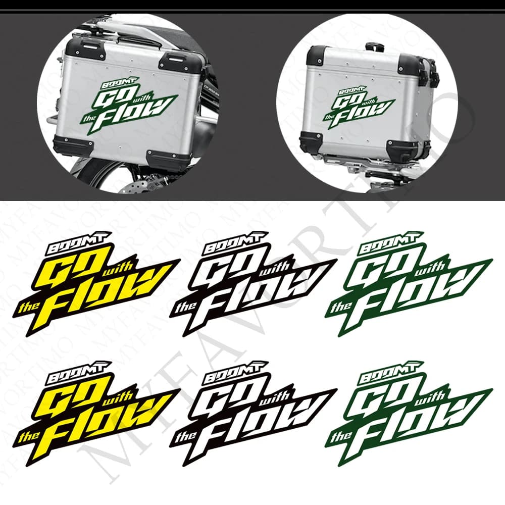 For CFMOTO CM MOTO 800MT 800 MT 2022 2023 2024 Touring Trunk Luggage Panniers Aluminium Cases Decorative Stickers Decals