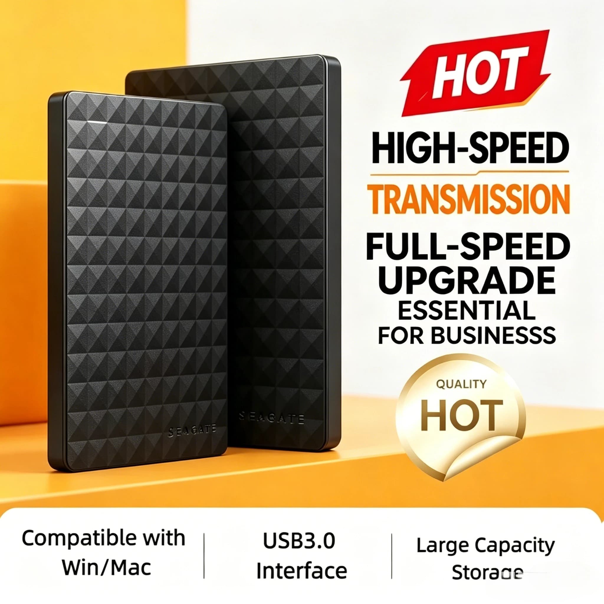 2026 For Seagate Portable External HDD 2.5 Inch USB3.0 High Speed Large Capacity Data Storage Hard Disk