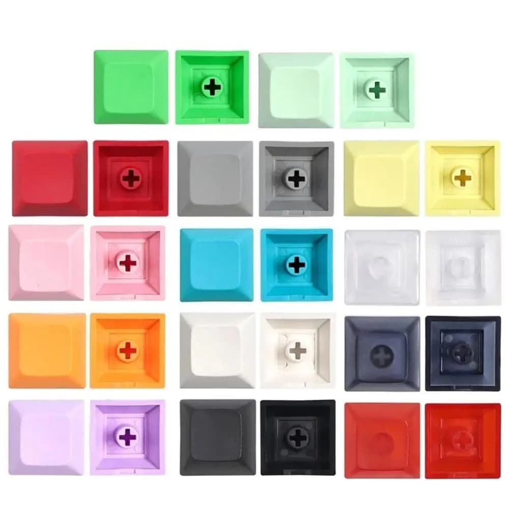 Keycap DSA fai-da-te per switch MX, in PBT, altezza 1U, colori multipli, durevole, non inciso