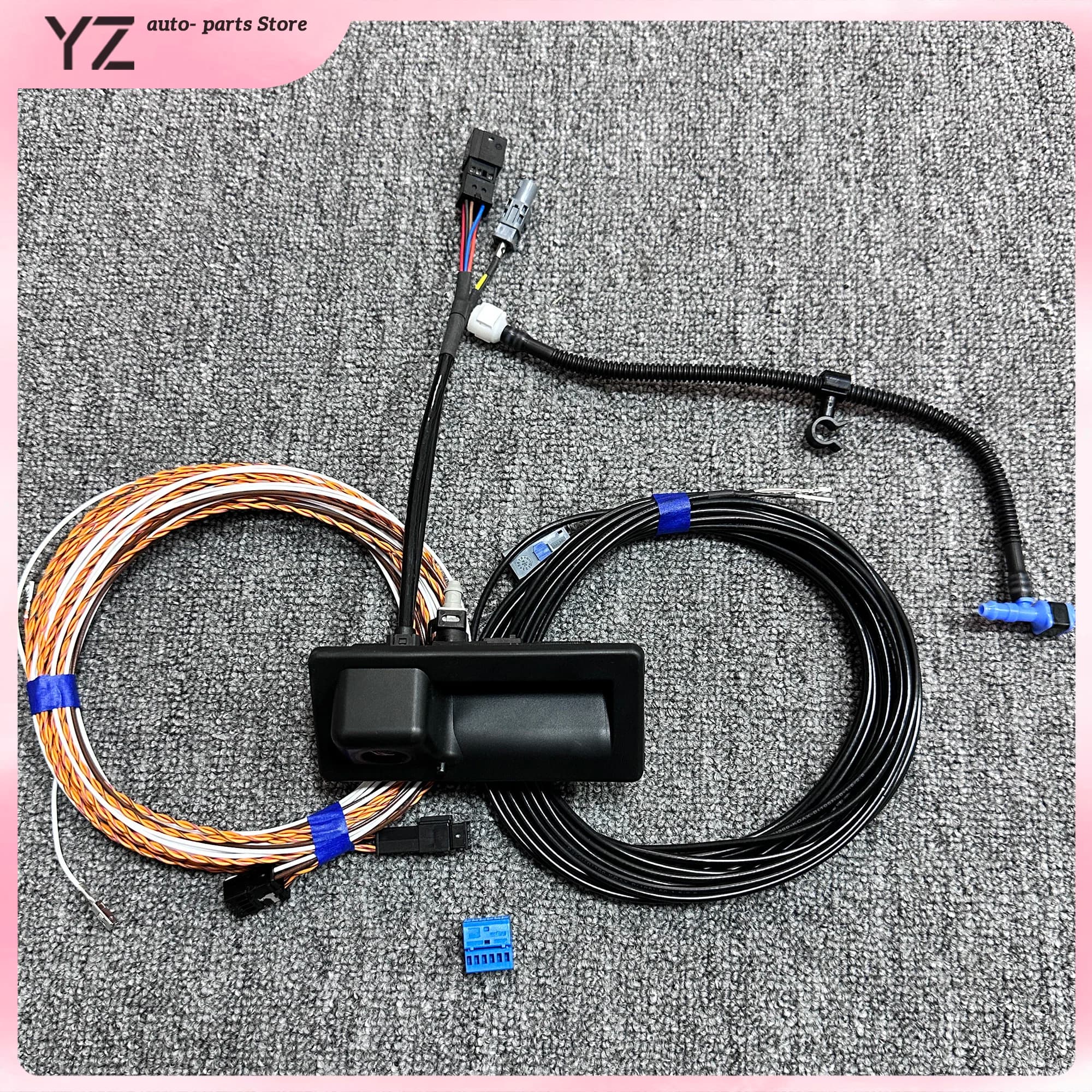 Original 5NA 827 566 D 5NA827566D Rear View Camera Trunk Handle Water Spray Guidance Line WASH For VW MQB Atlas Tiguan Mk2