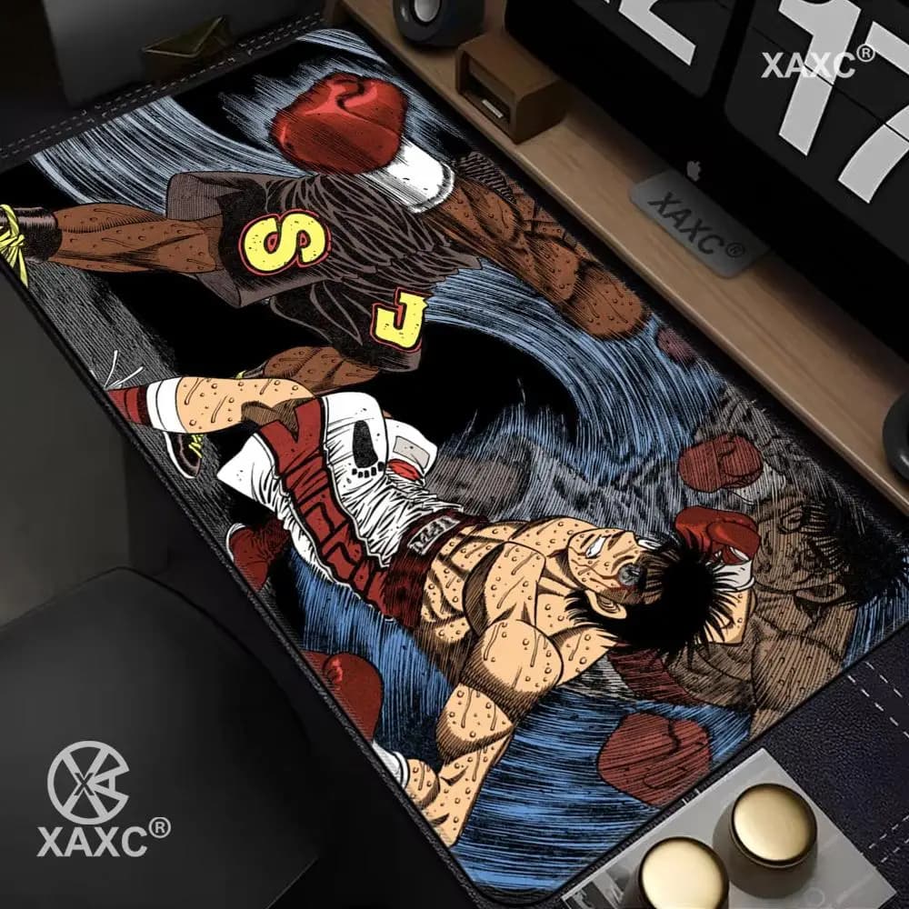 Hajime No Ippo XAXC Tappetino per mouse grande, tappetino per tastiera e mouse, tappetino per mouse da gioco in gomma antiscivolo, tappetino per mouse per laptop