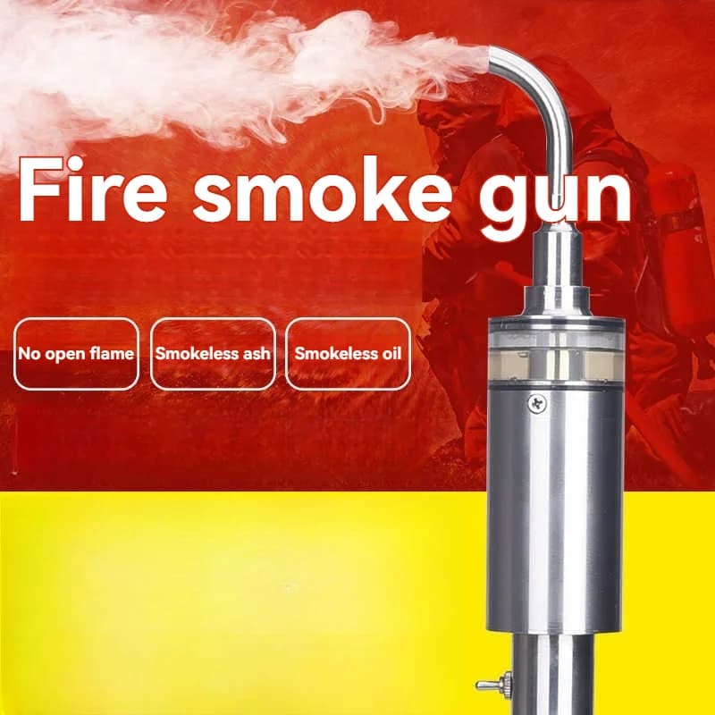 JH-Y02 Tester di fumo antincendio Rilevatore di fumo Temperatura Fuoco Rilevatore di fumo elettronico 2 in 1