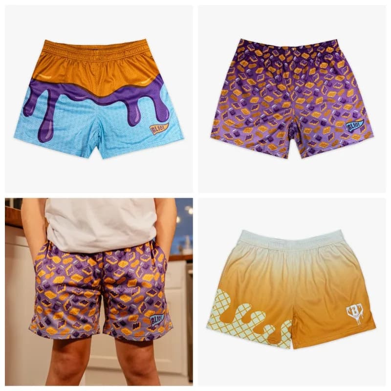 Pantaloncini da basket estivi di tendenza, pantaloncini sportivi da uomo, pantaloncini fitness, pantaloncini casual da baseball 101, pantaloncini da spiaggia per adulti e bambini