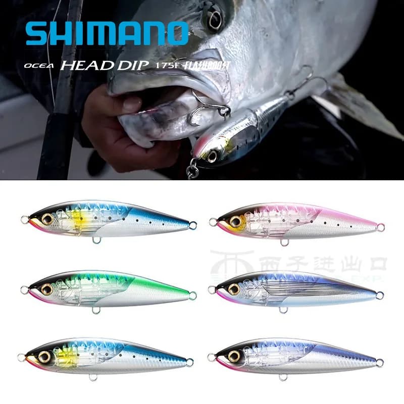 Shimano XU-T17T Floating pencil bait, flash boost flash effect, offshore salt water for tuna/king fish, hard bait with rattle sound