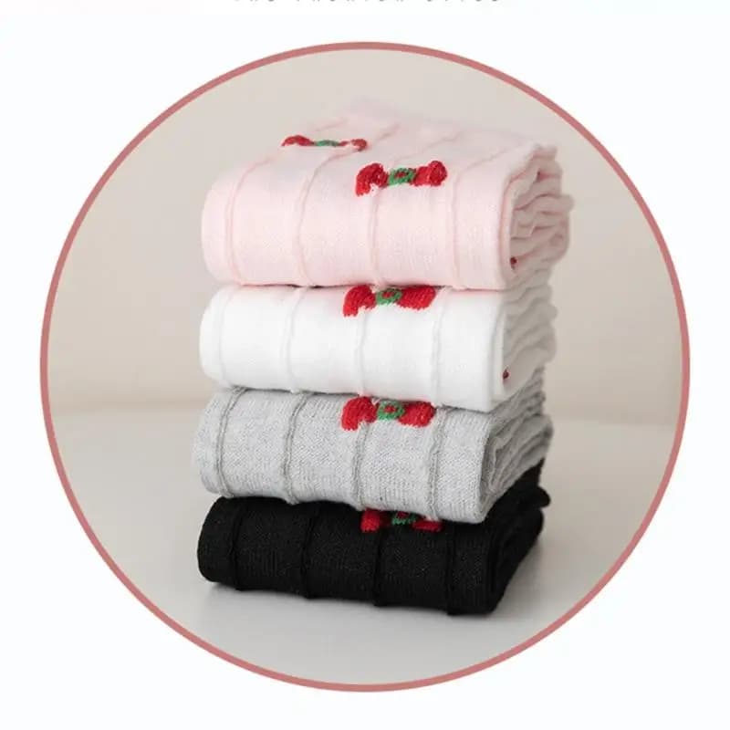 U13F Bowknot Socks Girl Over Calf Socks Long Boot Socks Stockings Over Knee Stockings Breathable Socks for Kids