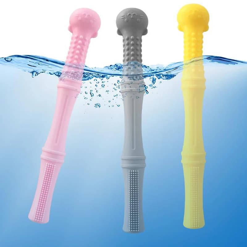 Giocattolo da Masticare per Autistici, Massaggiagengive in Silicone per Neonati, Giocattolo Sensoriale per Bambini Autistici - Gioielli da Masticare per ADHD e Dentizione
