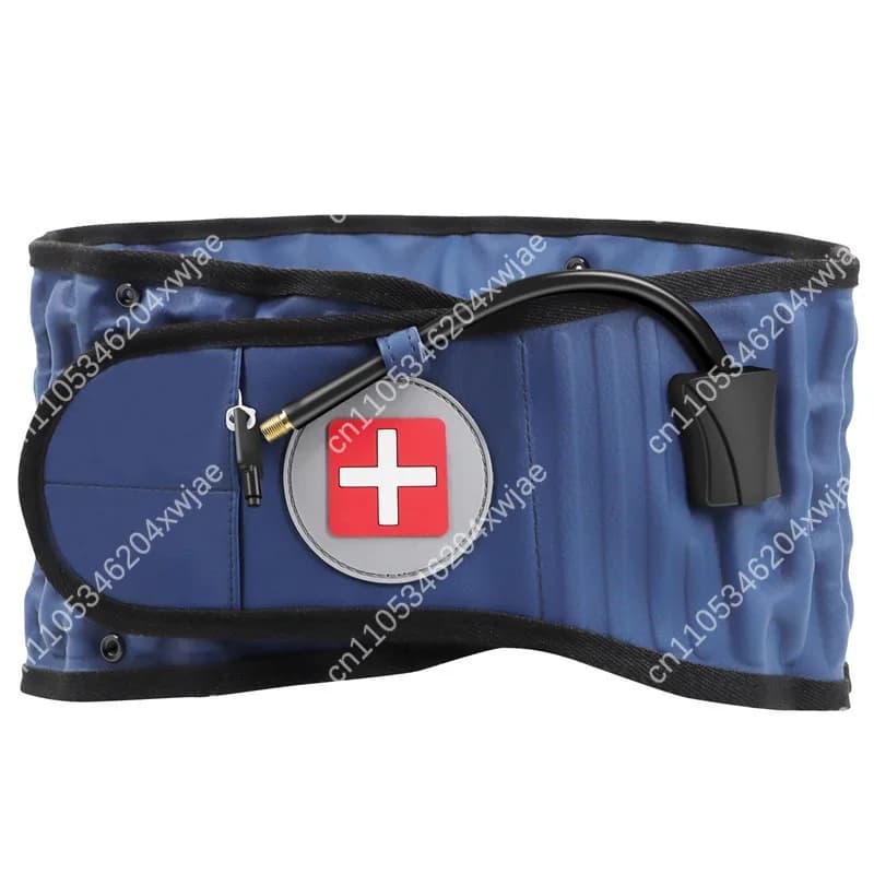 Inflatable Lumbar Support Belt for Seniors - Magnetic Buckle Clasp, Hand Washable, For Running And Disc Earring