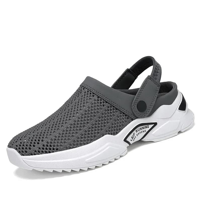 Men's Summer Slippers Shoes Breathable Cool Beach Flip Flops Home Outside Mens Slippers Large Size 39-47 Male Casual Footwear