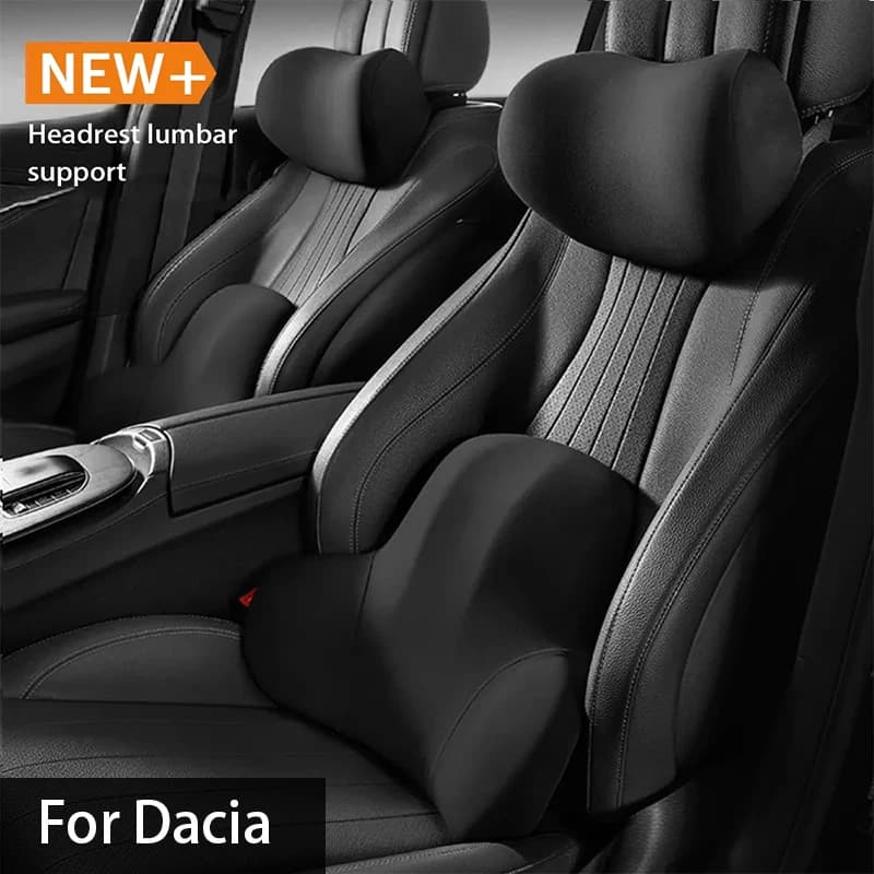 Auto Memory Foam Collo Cuscino di Protezione Schienale Lombare Auto Poggiatesta Cuscino Per Dacia Duster Logan Primavera Sandero Stepway Dokker