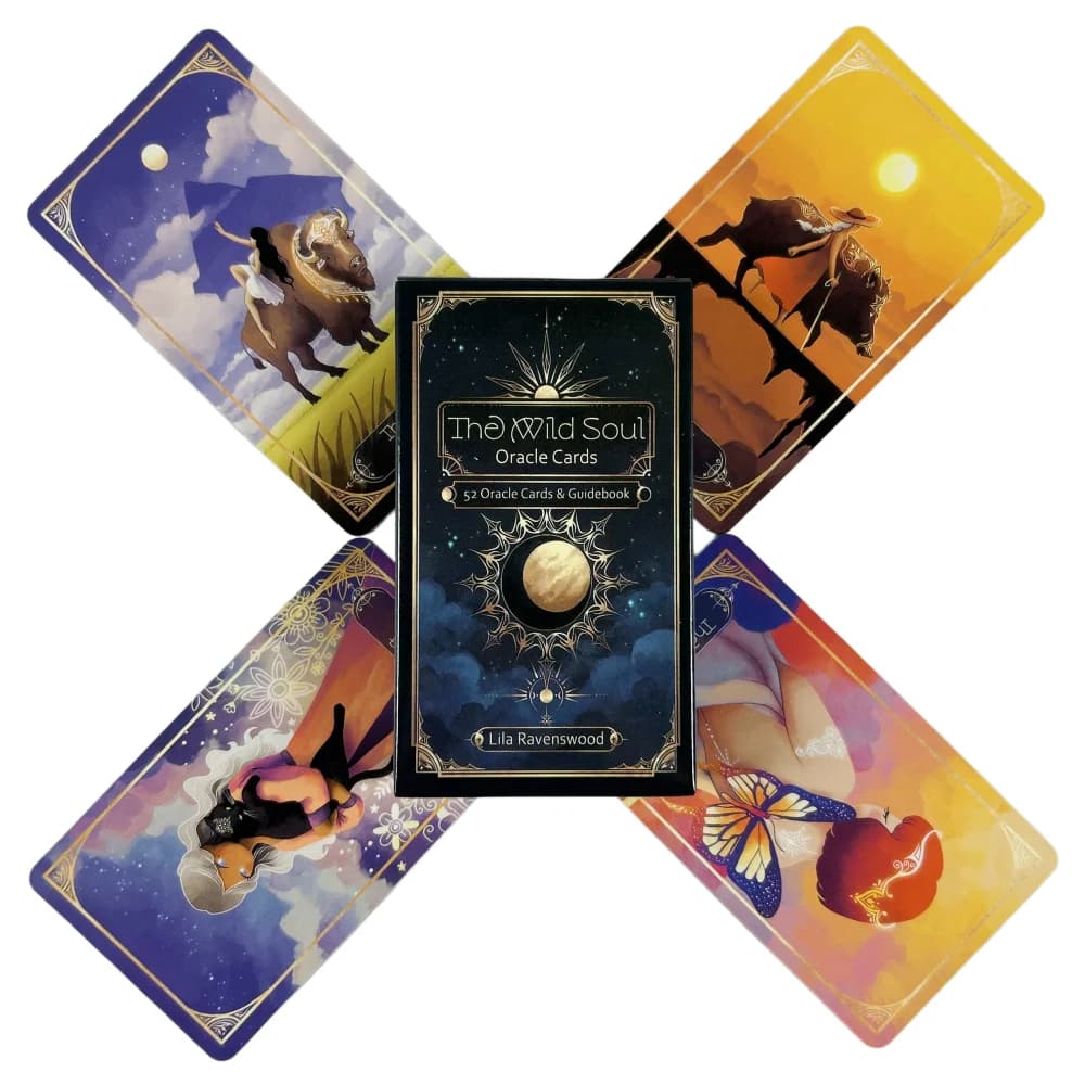 The Wild Soul Oracle Cards Deck Tabletop Cards Of Group Games For Parties Precognition & Divination Tarot Set