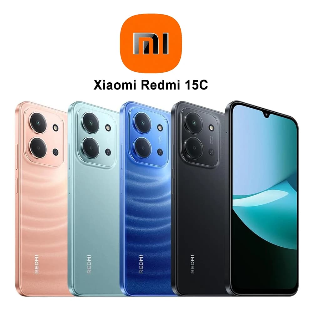 XIAOMI REDMI 15C 4G fashionable smart mobile phone, 6000mAh battery, 33W Type-C fast charging, 8GB+256GB memory, 3.5mm headphone connector