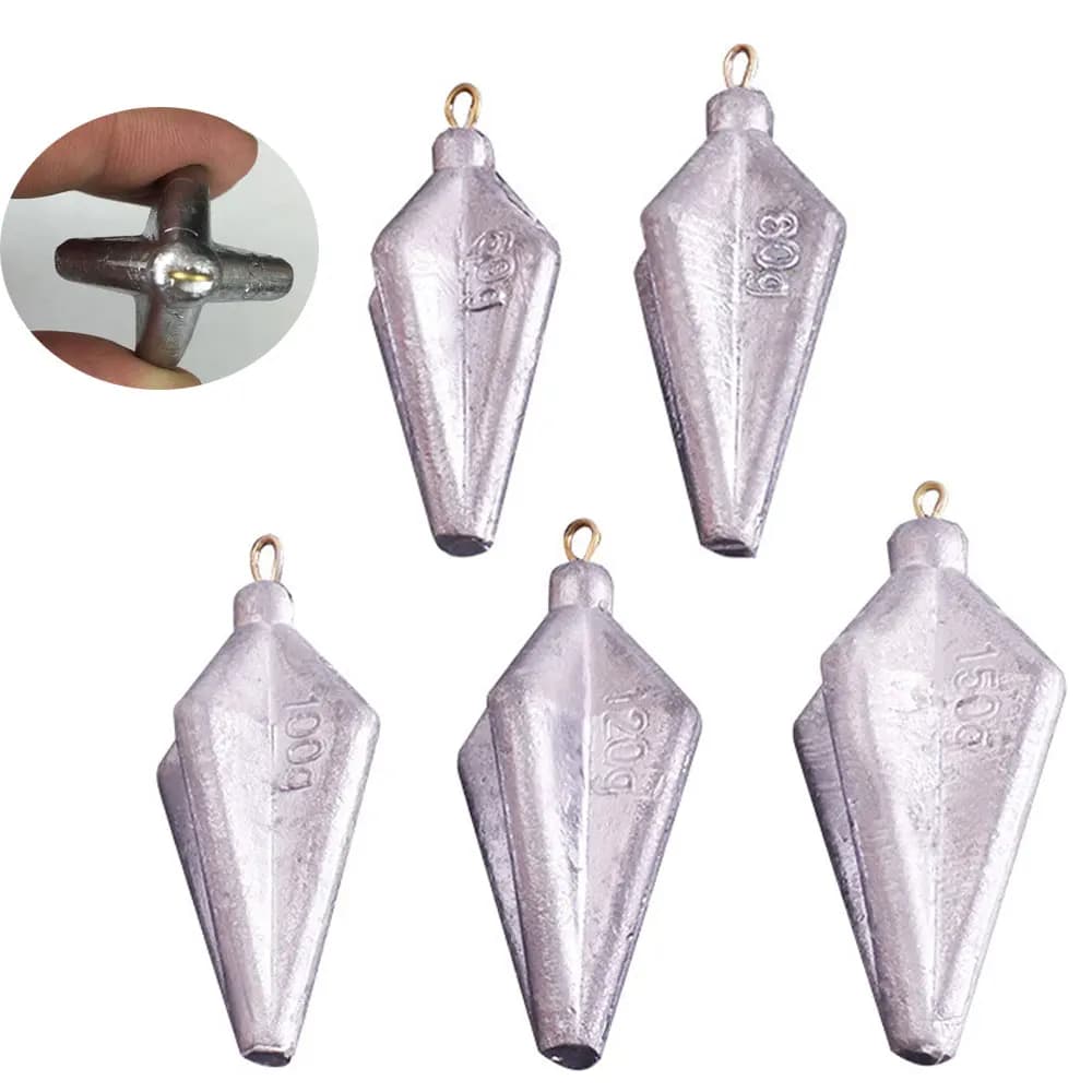 2 pz 150g 120g 100g 80g 60g Peso di Pesca Zavorra Rombo di Metallo Ciondolo Piatto Pesca Zavorra Pesca in Mare Piombo Goccia Shots