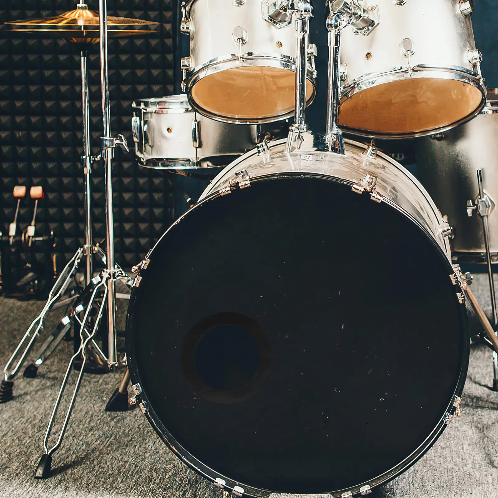 Dispositivo di blocco per grancassa, Accessori per percussioni, Protezione per pad muto per basso, Protezione per cerchio, Strumento musicale
