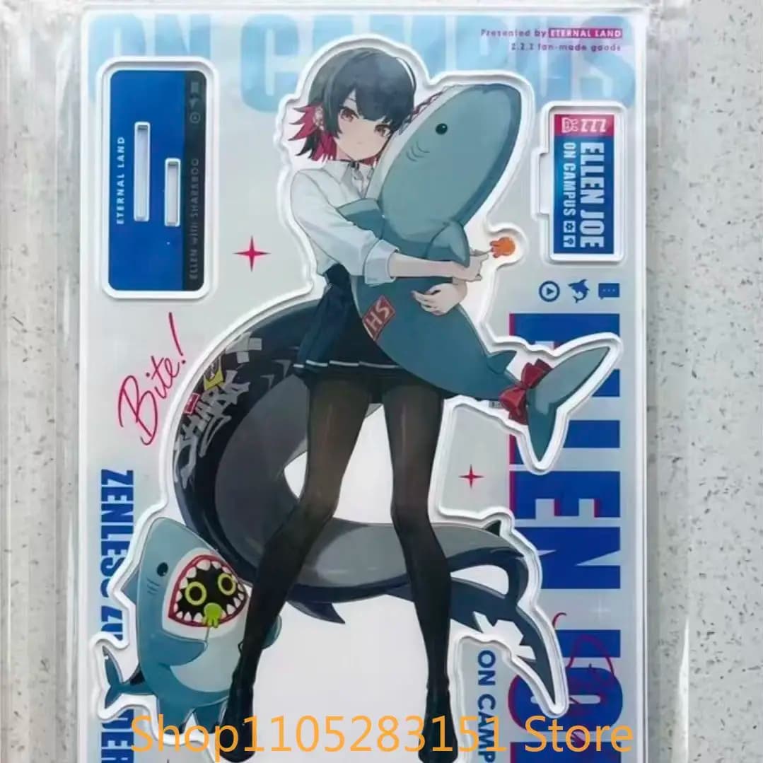 Zenless Zone Zero Ellen Joe Cosplay figure Acrylic Standing Sign Cartoon Figure Stand Desktop Accessories Ornament Xmas Gift