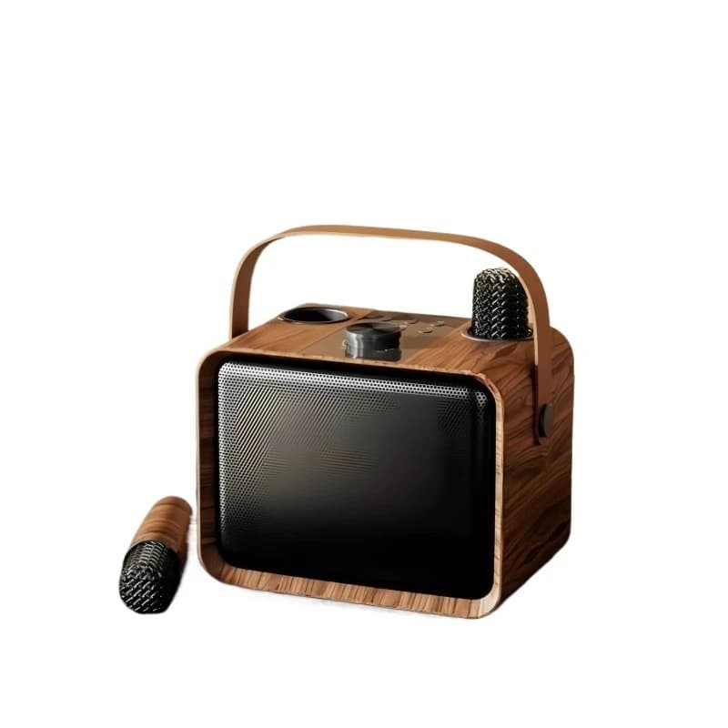 Suono surround classico, microfono con altoparlante integrato per karaoke all'aperto, danza quadrata, karaoke, macchina per canto