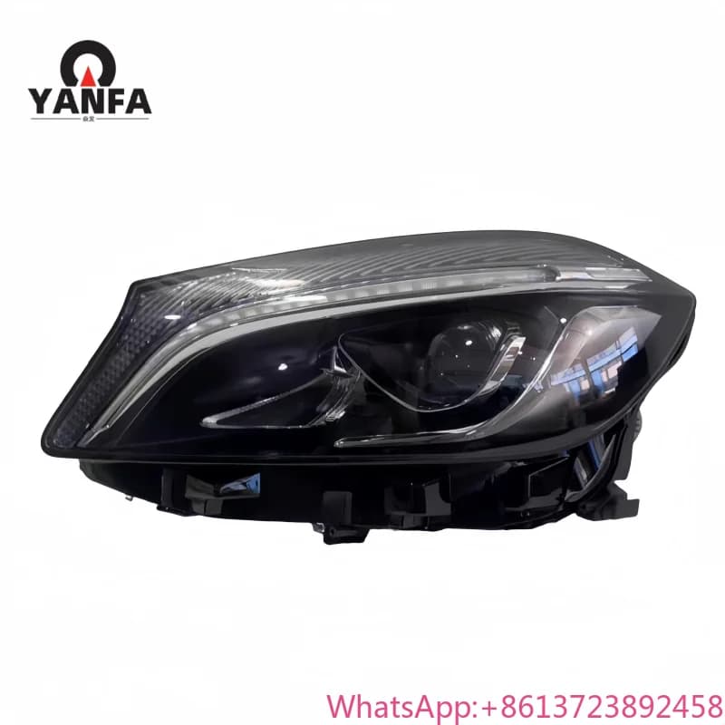 For Original 176 LED Headlight Assembly for Mercedes Benz A180 A200 A250 A45 AMG 2012-2015 12V 6000K Color Temperature"