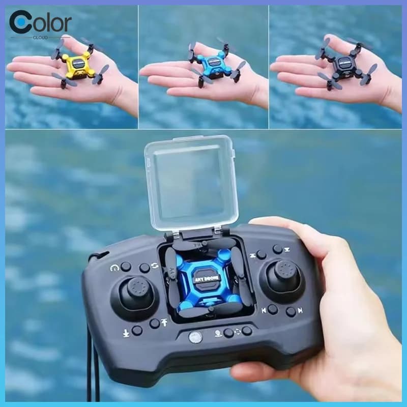 Mini Drone Telecomandato in Plastica con Rotazione e Fotocamera Ricaricabile
