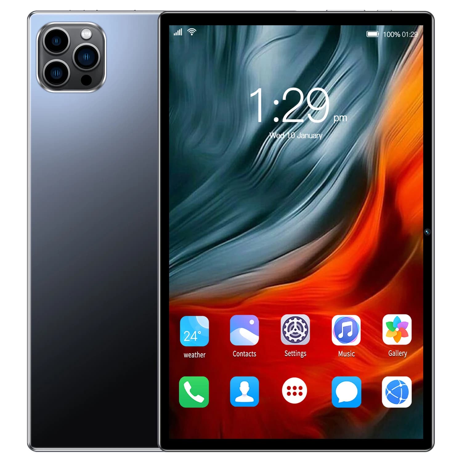Nuovo Tablet da 10.1 Pollici, Octa Core, 4GB RAM, 64GB ROM, Chiamate 3G, Google Play, Android 13.0, WiFi, Bluetooth, Type-C