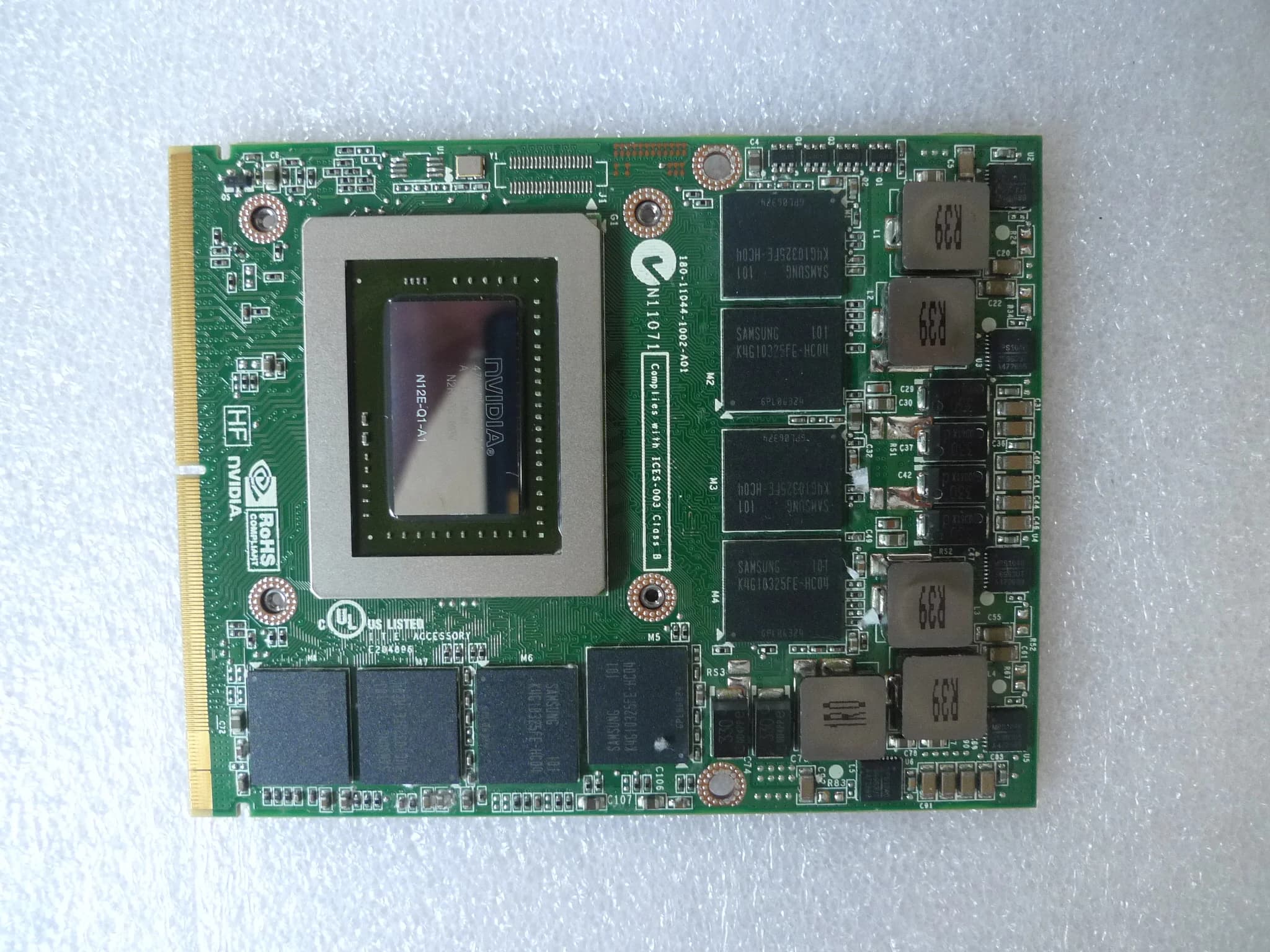 Quadro 3000M Q3000M Q3000 DDR5 2GB Video Graphics Card With X-Bracket N12E-Q1-A1 For Dell M6600 M6700 M6800 HP 8740W 8760W 8770W