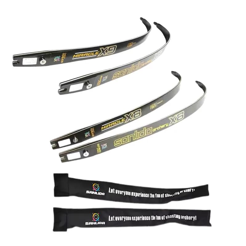 Flettenti ILF X8 X9 14-46 LBS 66/68/70 pollici Sanlida, Flettente per Arco in Legno Miracle Core, Arco Ricurvo Entry-level per Tiro al Bersaglio