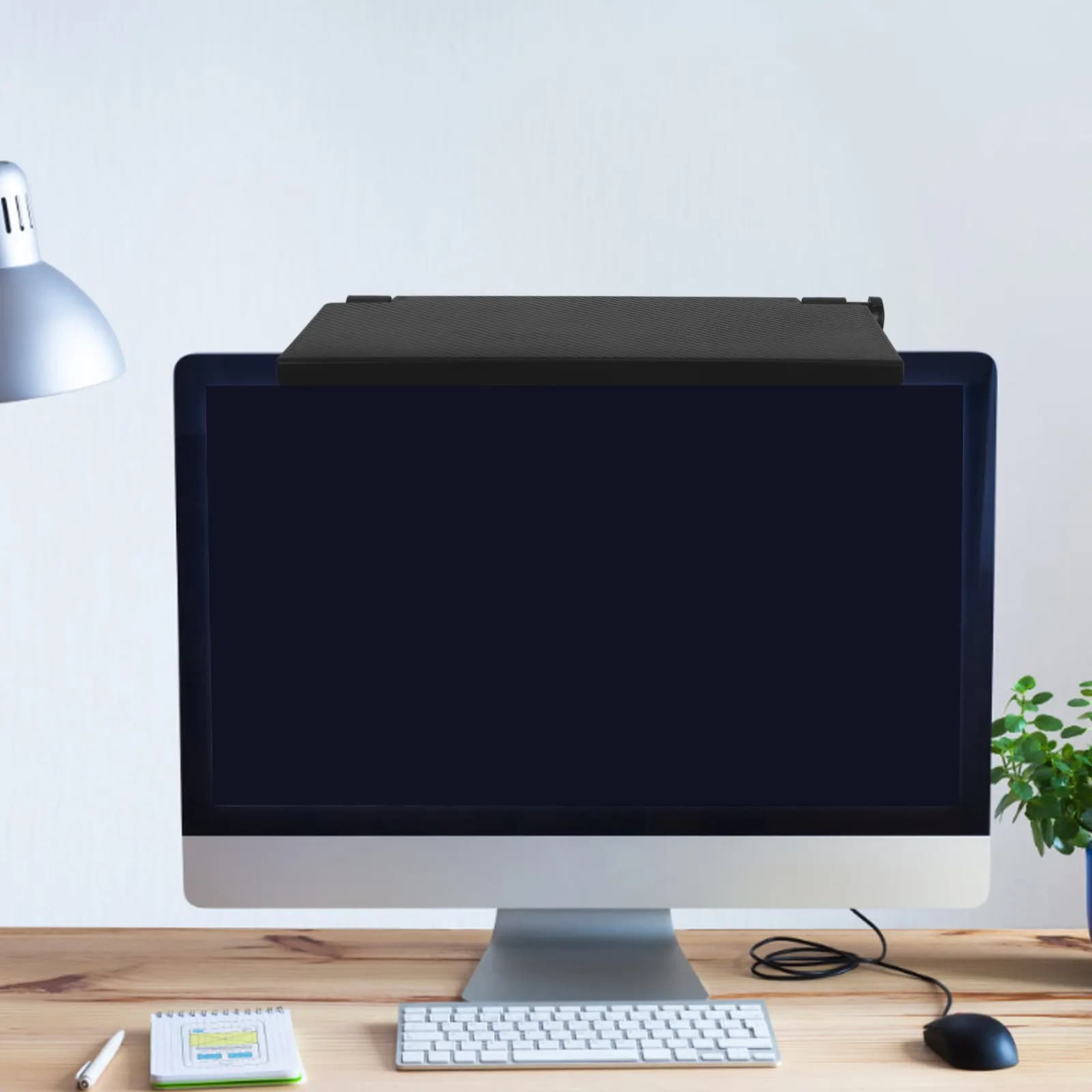 Scaffale portaoggetti per schermo TV, supporto stabile, organizer per router, mensola superiore per monitor, per soggiorno, ufficio, camera da letto