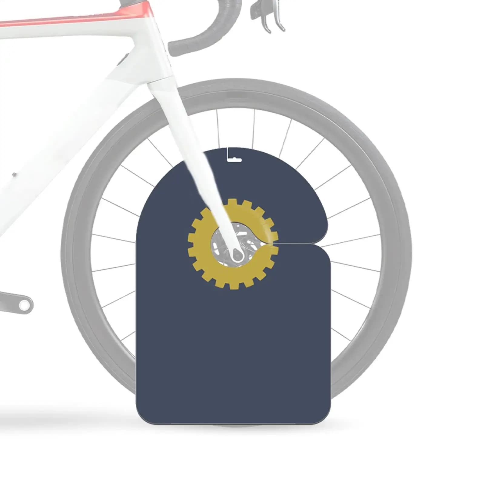 Copertura per lavaggio freno a disco da ciclismo Protezione per disco ruota bici Deflettore anti-olio per bicicletta Pulizia Piastra antivegetativa per lavaggio dischi bici da strada