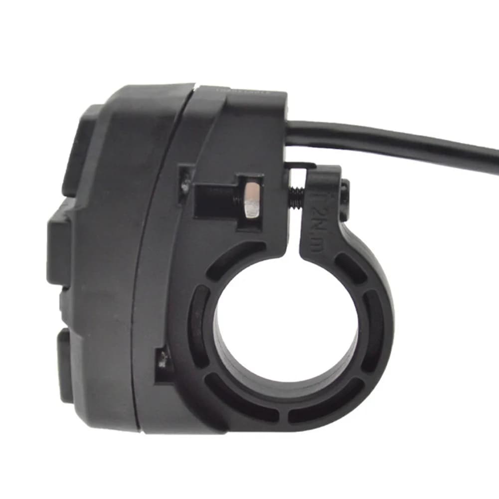 Interruttore Luce per E-bike Antiscivolo, Interruttore Clacson e Lampada per Bici Elettrica e Scooter, Accessori di Facile Installazione