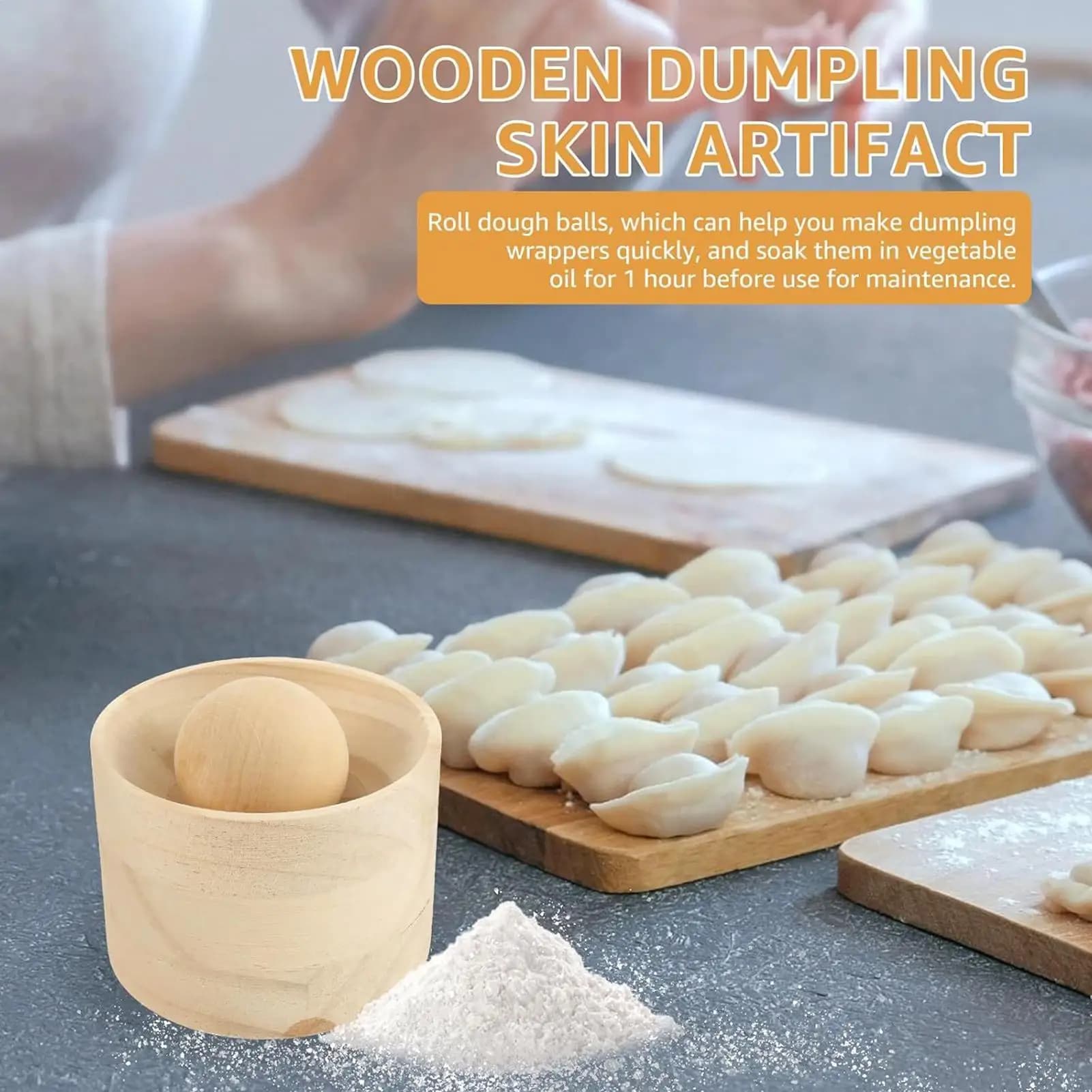 Dumpling Skin Maker Manual Press Dough Wrapper Machine Dough Making Mold Dough Making Mold for Dumpling Pie Bun Pastry