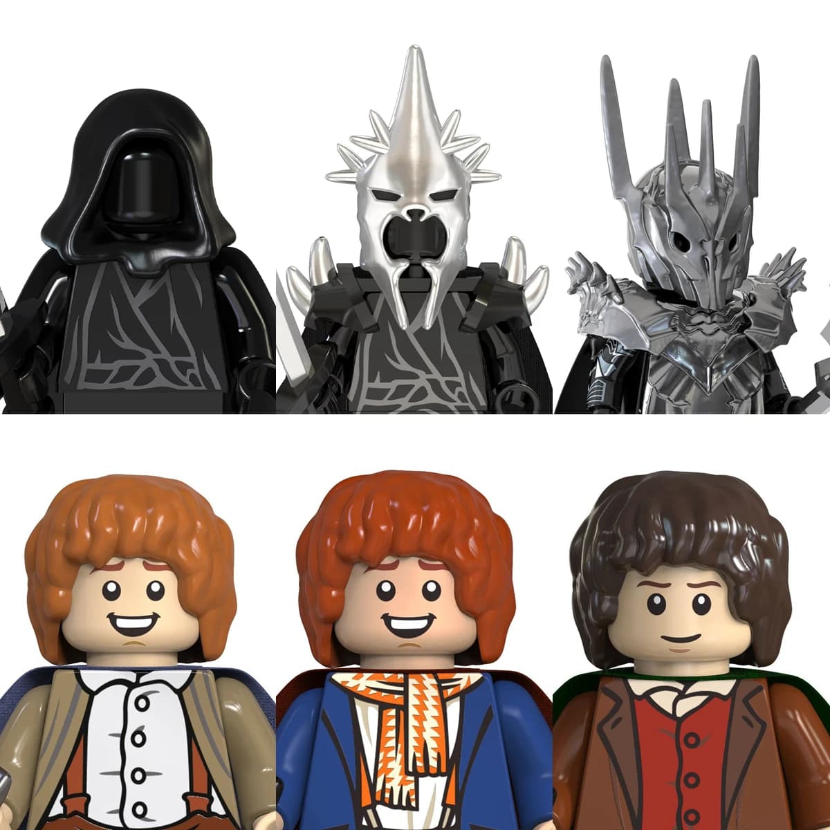 The Lord of the Rings Building Blocks Orc Sauron Gandalf Mini Action Figure Toys