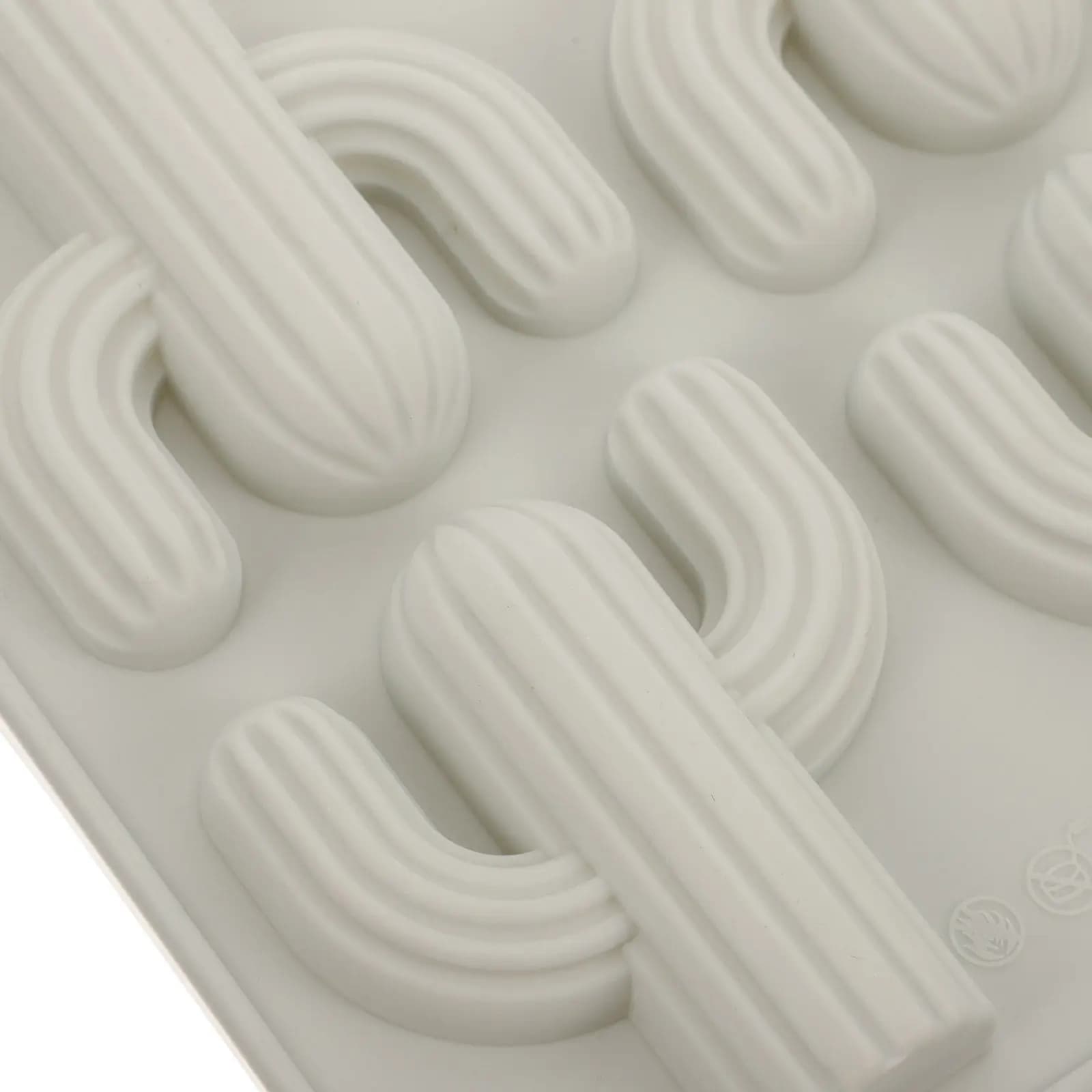 Stampo in Silicone Blu a Forma di Cactus per Ghiaccio, Sicuro per Alimenti, Vassoio da Forno per Cioccolato Fatto in Casa, Gelatina, Budino, Sapone, Stampi in Silicone Fai-da-Te