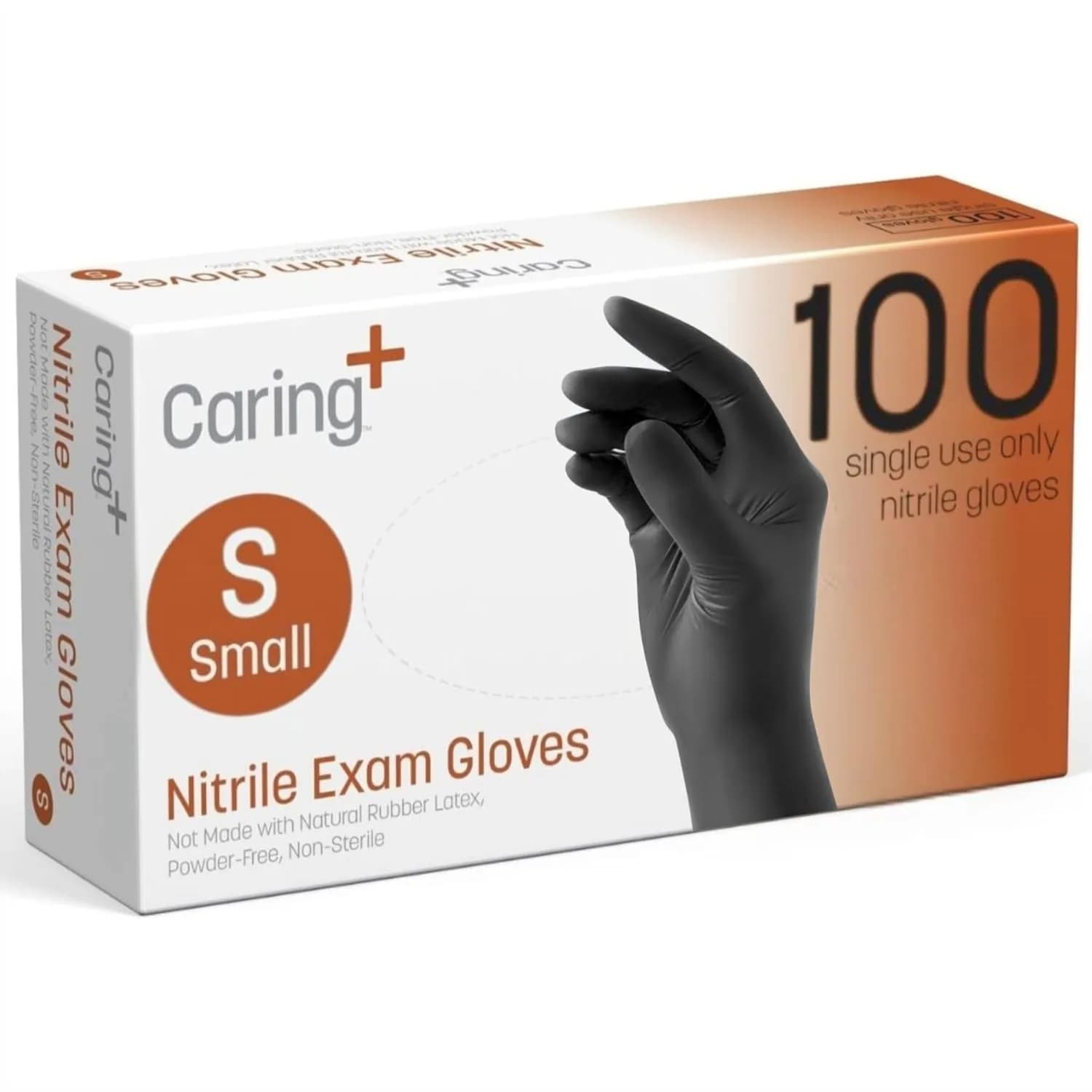 Guanti in Nitrile per Esami, Senza Polvere e Senza Lattice, Confezione da 100 per Pulizie e Cucina - Resistenti e Confortevoli