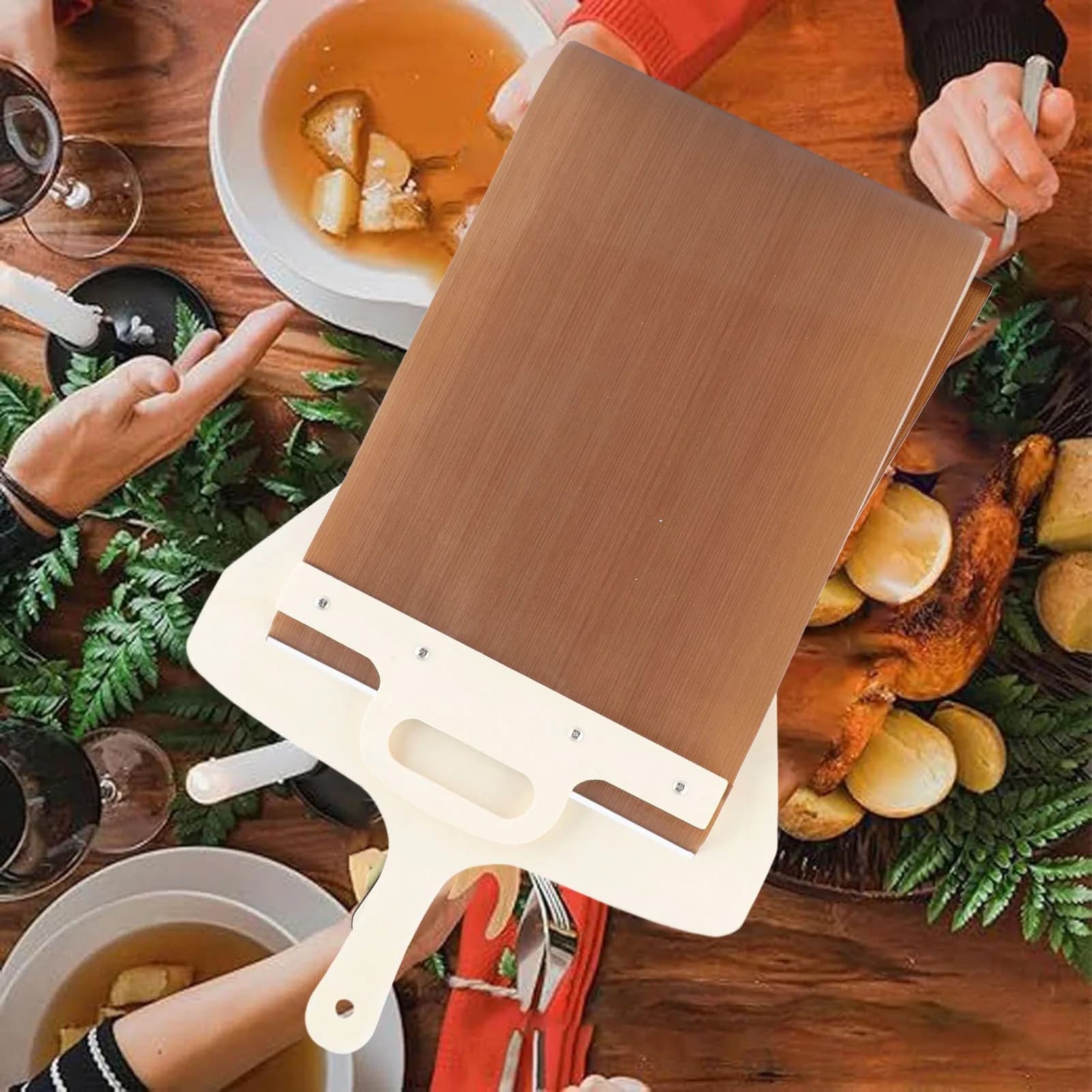Pala scorrevole in legno per buccia di pizza con manico Spatola leggera e comoda con impugnatura per cuocere la cucina della pizza fatta in casa