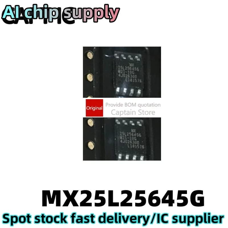 5 pezzi 32MB FLASH MX25L25645G SOP8 MX25L25645GM2I-10G