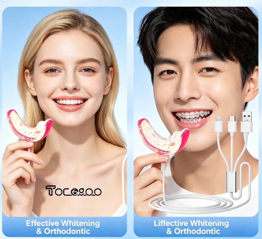 Per Denti Sensibili - Kit Sbiancante per Denti con Luce LED, Luce Sbiancante al 22% e Gel Sbiancante al Perossido