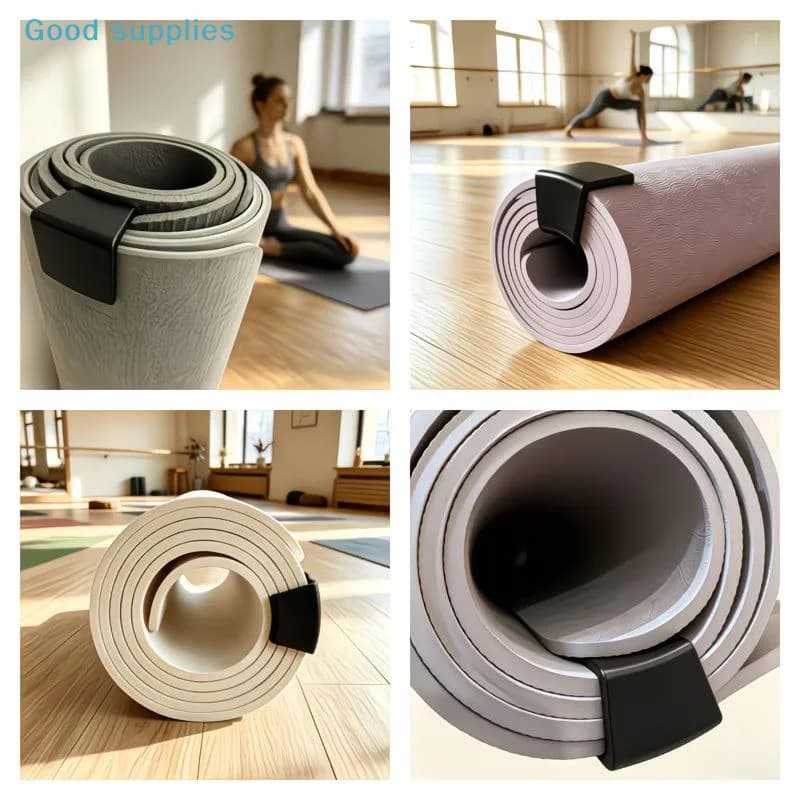 nimbleYoga Mat Fastening Clip, Yoga Mat Storage Buckle, Anti-Slip Fastener, Home Fitness Mat Organizer, Roll Mat Fixing Clip